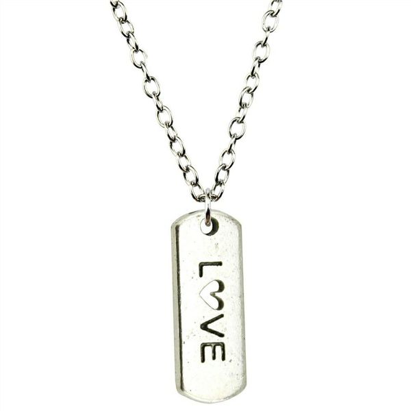 wysiwyg 5 pieces metal chain necklaces pendants vintage necklace handmade love heart tag 21x8mm n2-b11773, Silver
wysiwyg 5 pieces metal chain necklaces pendants vintage necklace handmade love heart tag 21x8mm n2-b11773, Silver