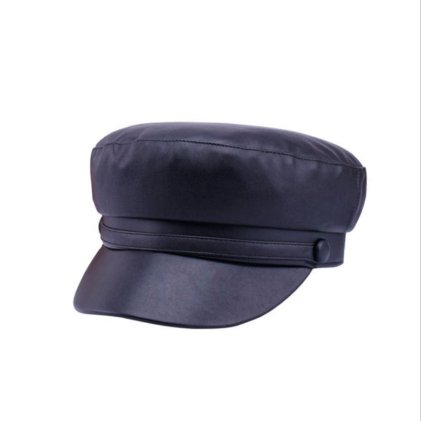leather beret hat winter hats for women men painter newsboy cap male vintage beret female black england style hat, Blue;gray
leather beret hat winter hats for women men painter newsboy cap male vintage beret female black england style hat, Blue;gray