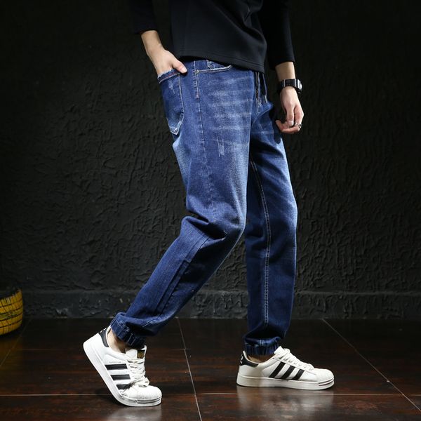 2018 new style elastic jeans fall men s loose overweight yards fat men waist straight pants xd5902, Blue
2018 new style elastic jeans fall men s loose overweight yards fat men waist straight pants xd5902, Blue