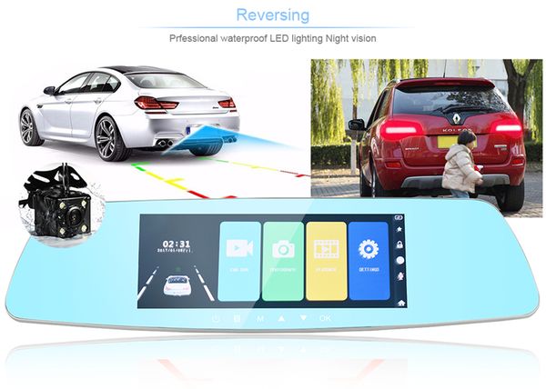 7 дюймов автомобиля dvr рекордер зеркало заднего вида автомобиля автомобильный видеорегистратор цифровая камера 2 канала full hd 1080p 170 г
7 дюймов автомобиля dvr рекордер зеркало заднего вида автомобиля автомобильный видеорегистратор цифровая камера 2 канала full hd 1080p 170 г