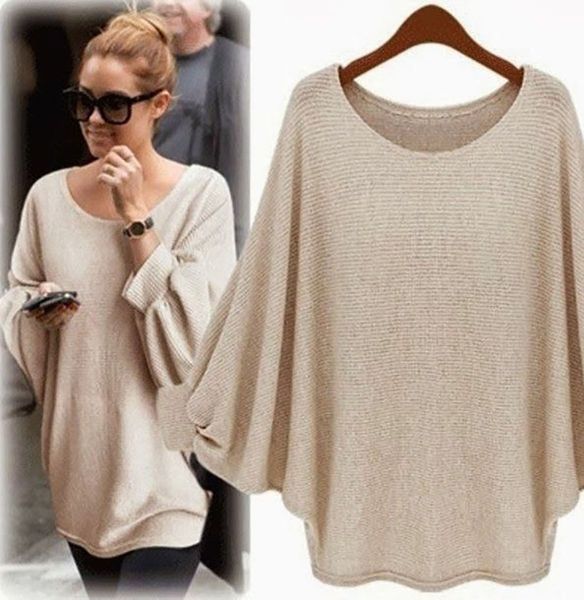 2017 autumn oversized sweaters baggy women long sleeve casual women clothing loose bat pullover sweater batwing sleeves, White;black
2017 autumn oversized sweaters baggy women long sleeve casual women clothing loose bat pullover sweater batwing sleeves, White;black