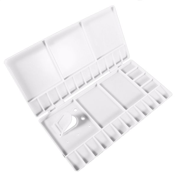perfect-art paint tray artist oil watercolor plastic palette white 33 grids large size, Black;red
perfect-art paint tray artist oil watercolor plastic palette white 33 grids large size, Black;red