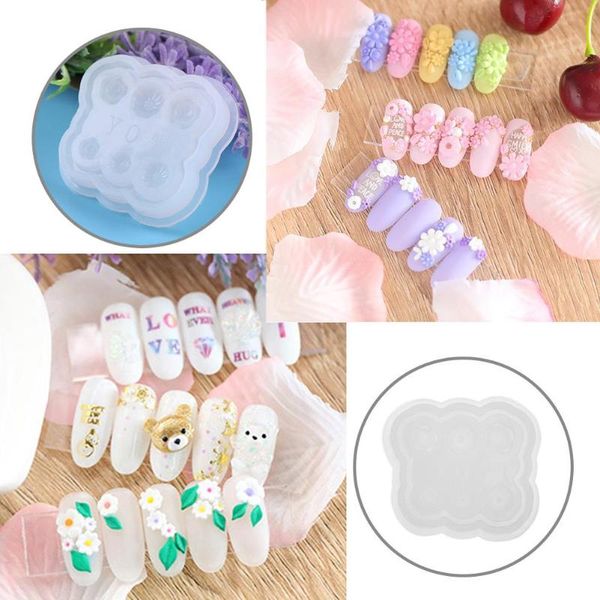 1pc 3d acrylic mold for nail art decorations diy design nail template pattern manicure carving mold silicon gel for sticker, White
1pc 3d acrylic mold for nail art decorations diy design nail template pattern manicure carving mold silicon gel for sticker, White