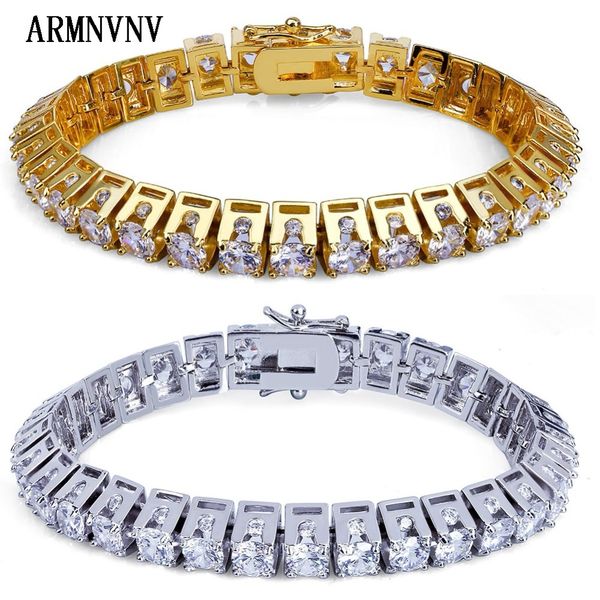 armnvnv mens zircon tennis chain bracelet gold silver color copper material iced out 1 row cz chain hip hop bracelet 1cm, Black
armnvnv mens zircon tennis chain bracelet gold silver color copper material iced out 1 row cz chain hip hop bracelet 1cm, Black