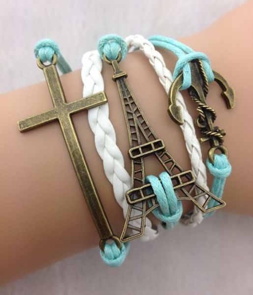 1pcs infinity handmade bracelet.metal charm,wax cord,leather bracelet fashionable jewerlly bracelet 638, Golden;silver
1pcs infinity handmade bracelet.metal charm,wax cord,leather bracelet fashionable jewerlly bracelet 638, Golden;silver