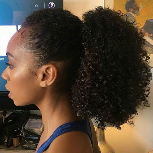 ponytail hair extensions kinky curly for black girls 120g color #1b natural black 100% virgin human hair ponytail extensions 120g 16" 4
ponytail hair extensions kinky curly for black girls 120g color #1b natural black 100% virgin human hair ponytail extensions 120g 16" 4
