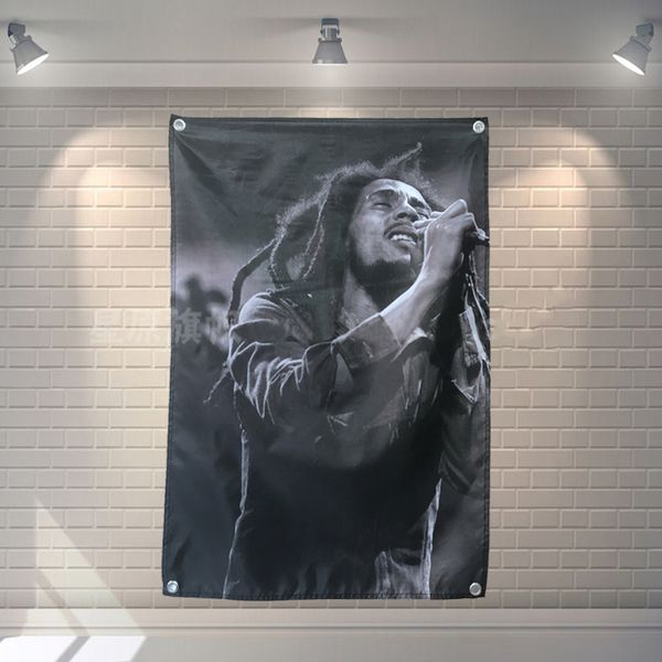 Боб Марли Banner Музыка Rock Band Reggae Ямайка Домашнее украшение висячие флаг 4 Gromments в Уго
Боб Марли Banner Музыка Rock Band Reggae Ямайка Домашнее украшение висячие флаг 4 Gromments в Уго