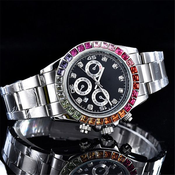 relogio masculino Mens and women watches Luxury wist fashion Black Dial With Calendar Bracklet Folding Clasp Master Female watches
relogio masculino Mens and women watches Luxury wist fashion Black Dial With Calendar Bracklet Folding Clasp Master Female watches
