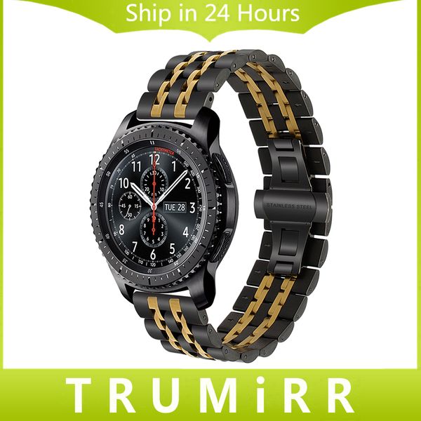 22mm stainless steel watch band for samsung gear s3 classic frontier gear 2 neo live quick release strap wrist bracelet, Black;brown
22mm stainless steel watch band for samsung gear s3 classic frontier gear 2 neo live quick release strap wrist bracelet, Black;brown