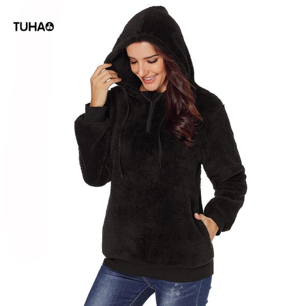 tuhao winter hoodies women solid color pockets fleece pullover sweatshirt casual oversized hoodie t251273, Black
tuhao winter hoodies women solid color pockets fleece pullover sweatshirt casual oversized hoodie t251273, Black