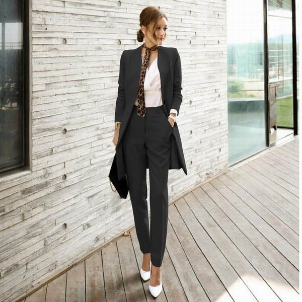 women suit set office ladies work wear women pant suits formal female blazer jacket trousers belt 2 pieces, White;black
women suit set office ladies work wear women pant suits formal female blazer jacket trousers belt 2 pieces, White;black
