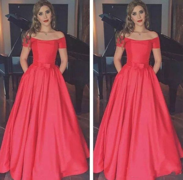 New Off-Shoulder Evening Dresses With Bow A Line Formal Prom Floor Length Zipper Back Long section Party Dresses
New Off-Shoulder Evening Dresses With Bow A Line Formal Prom Floor Length Zipper Back Long section Party Dresses