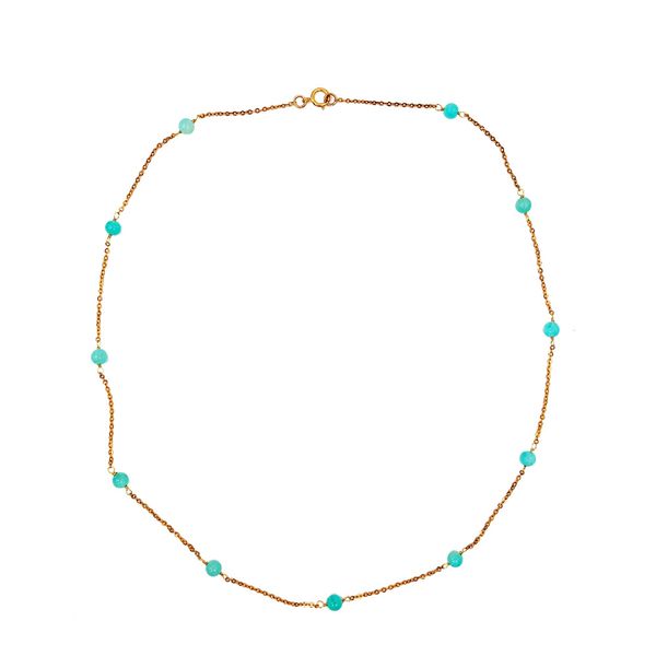 lii ji natural amazonite 5mm 925 sterling silver 18k gold color choker princess necklace approx 45cm
lii ji natural amazonite 5mm 925 sterling silver 18k gold color choker princess necklace approx 45cm
