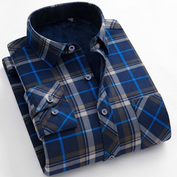new arrival warm shirt men's plaid thickened men shirt long sleeve casual slim fit winter body velvet dress camisas hombre, White;black 
new arrival warm shirt men's plaid thickened men shirt long sleeve casual slim fit winter body velvet dress camisas hombre, White;black