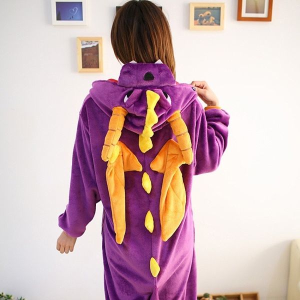 women dinosaur pajamas cartoon animal dragon cosplay hooded soft pajamas for women lady soft thick sleepwear, Black;red
women dinosaur pajamas cartoon animal dragon cosplay hooded soft pajamas for women lady soft thick sleepwear, Black;red