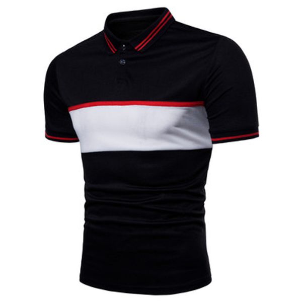 summer wholesale price t-shirt sleeve fashion short color lapel shirt m-3xl large turn-down patchwork yard cngaf, Black
summer wholesale price t-shirt sleeve fashion short color lapel shirt m-3xl large turn-down patchwork yard cngaf, Black