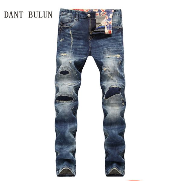 dant bulun men jeans patches ripped biker jeans hip hop casual cotton hole denim slim fit hip hop blue distressed pants,s871
dant bulun men jeans patches ripped biker jeans hip hop casual cotton hole denim slim fit hip hop blue distressed pants,s871