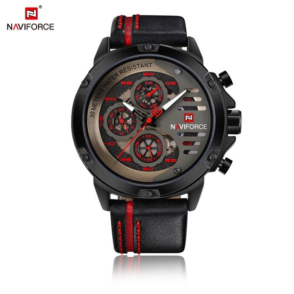 dhl naviforce mens watches brand luxury waterproof 24 hour date quartz watch man leather sport wrist watch men waterproof clock 9110, Slivery;brown
dhl naviforce mens watches brand luxury waterproof 24 hour date quartz watch man leather sport wrist watch men waterproof clock 9110, Slivery;brown
