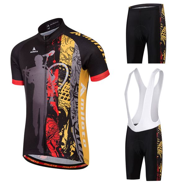 xiroa2018 cycling clothing men set bib shorts bike clothing breathable anti-uv bicycle wear/short sleeve cycling jersey sets, Black;red
xiroa2018 cycling clothing men set bib shorts bike clothing breathable anti-uv bicycle wear/short sleeve cycling jersey sets, Black;red