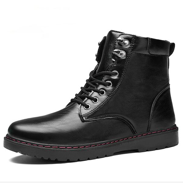men shoes spring autumn men boots pu leather ankle boots for man footwear new men casual fashion breathable shoes, Black
men shoes spring autumn men boots pu leather ankle boots for man footwear new men casual fashion breathable shoes, Black