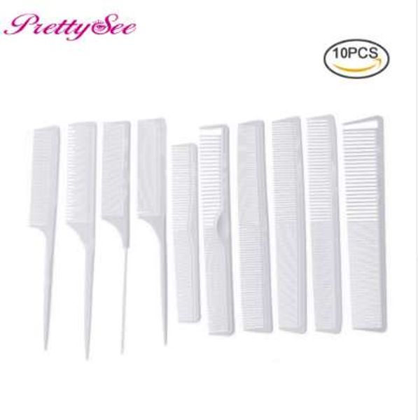 pretty see professional 10pcs white hair combs kit salon barber comb brushes anti-static hairbrush hair styling tool set, Silver
pretty see professional 10pcs white hair combs kit salon barber comb brushes anti-static hairbrush hair styling tool set, Silver