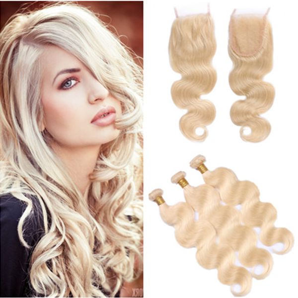 #613 russian blonde human hair weave bundles with closure bleach blonde virgin hair wefts body wave wavy with 4x4 front lace closure, Black;brown
#613 russian blonde human hair weave bundles with closure bleach blonde virgin hair wefts body wave wavy with 4x4 front lace closure, Black;brown