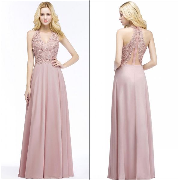 halter chiffon long prom dresses 2018 real image v neck lace beaded stones formal party evening special occasional dresses cps883, Black;red
halter chiffon long prom dresses 2018 real image v neck lace beaded stones formal party evening special occasional dresses cps883, Black;red