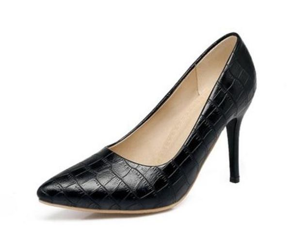 send 2018 new style pointed end high heels shoes big size women single shoes 44-48 yards, Black
send 2018 new style pointed end high heels shoes big size women single shoes 44-48 yards, Black