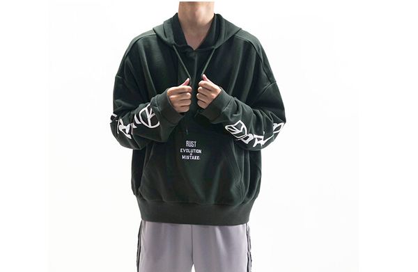hoodie men spring casual loose pullovers hooded letters printed design sweatshirts long sleeved clothing, Black
hoodie men spring casual loose pullovers hooded letters printed design sweatshirts long sleeved clothing, Black