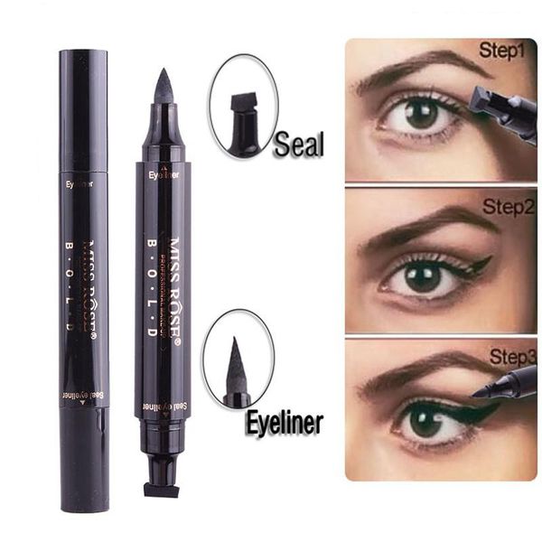 long lasting waterproof eyeliner pen double head wing shape liquid eyeliner seal stamp pencil cat eye cosmetic makeup tool 
long lasting waterproof eyeliner pen double head wing shape liquid eyeliner seal stamp pencil cat eye cosmetic makeup tool