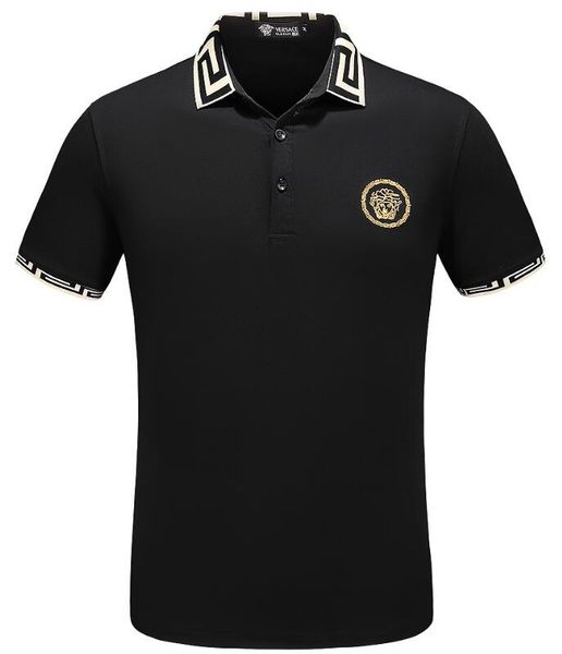 Мужские футболки Lapel Италия Дизайнерская мода Brief Hotton High Quality T-Shirt Мужские топы Черные повседневные тройники Футболки с длинным рукавом
Мужские футболки Lapel Италия Дизайнерская мода Brief Hotton High Quality T-Shirt Мужские топы Черные повседневные тройники Футболки с длинным рукавом