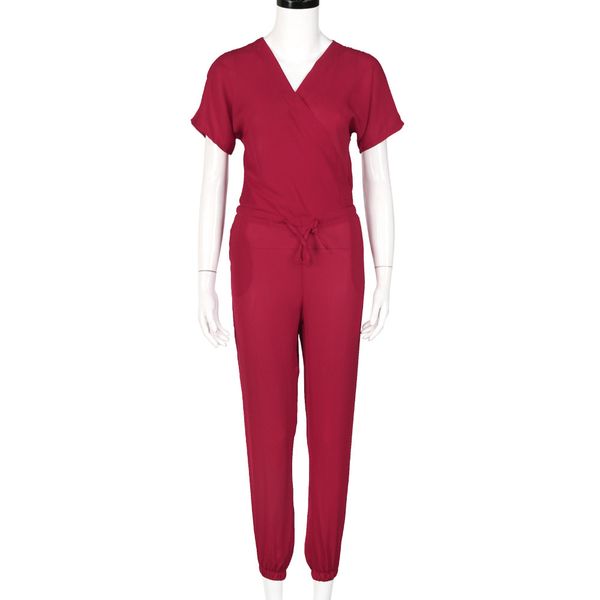 Solid Sexy Women Chiffon Short Sleeve Clubwear Playsuit Bodysuit Tied Waist Party Pockets Office Rompers Women Jumpsuit Female Overalls
Solid Sexy Women Chiffon Short Sleeve Clubwear Playsuit Bodysuit Tied Waist Party Pockets Office Rompers Women Jumpsuit Female Overalls