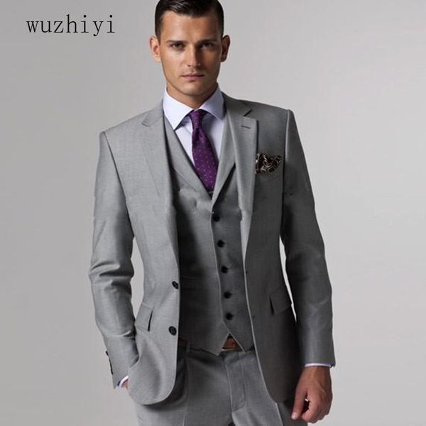 wuzhiyi bridegroom suit ternos masculino slim fit custom made grey men suit,terno masculino gray wedding groom from mens, White;black
wuzhiyi bridegroom suit ternos masculino slim fit custom made grey men suit,terno masculino gray wedding groom from mens, White;black