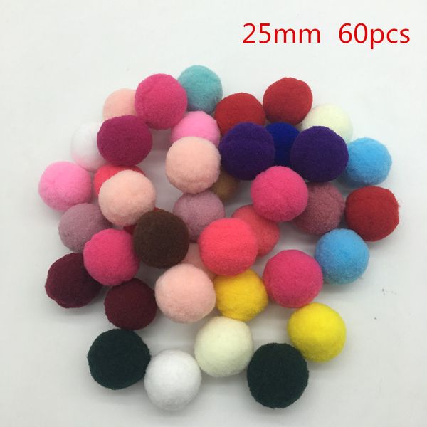60 pcs 25 mm mix mulit color pompom fur craft diy soft pom poms balls wedding/home decoration sewing on cloth accessories
60 pcs 25 mm mix mulit color pompom fur craft diy soft pom poms balls wedding/home decoration sewing on cloth accessories
