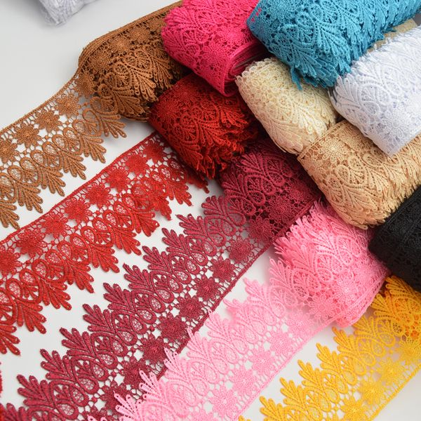15yards venise lace trim wedding diy crafted sewing for dress sew on 8cm 11color for choose, Black
15yards venise lace trim wedding diy crafted sewing for dress sew on 8cm 11color for choose, Black