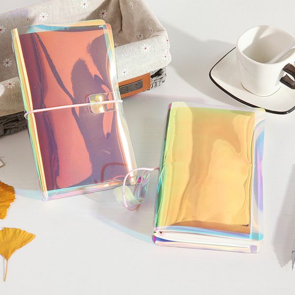 colorful travelers notebook holographic pvc cover diy journal gift blank grid monthly inserts pages zip pocket 2018 trend agenda, Purple;pink
colorful travelers notebook holographic pvc cover diy journal gift blank grid monthly inserts pages zip pocket 2018 trend agenda, Purple;pink