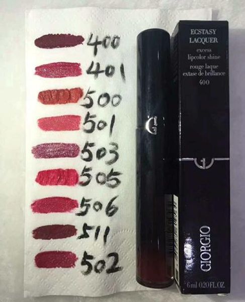 2018 New brandGIORGIO Matte Liquid Lipstick ECSTASY LACQUER Lipgloss 9 color Lipcolor shine rounge laque 6ml Free Shipping
2018 New brandGIORGIO Matte Liquid Lipstick ECSTASY LACQUER Lipgloss 9 color Lipcolor shine rounge laque 6ml Free Shipping