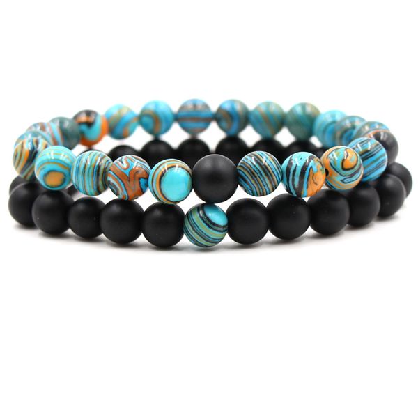 fashion lovers bracelets 2pc/set malachite bracelet natural stone beads bangles for women & men bracelet gift, Black
fashion lovers bracelets 2pc/set malachite bracelet natural stone beads bangles for women & men bracelet gift, Black