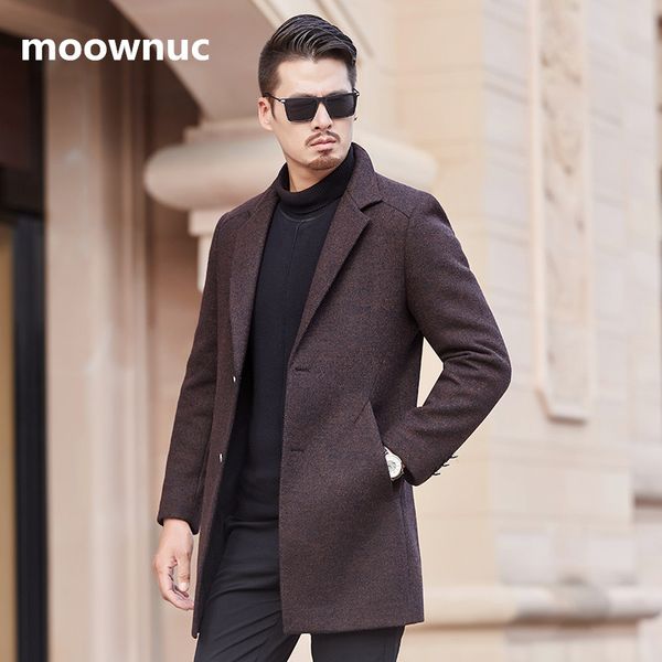 mens woolen coat 2018 men fashion jackets coats slim fit thicken men's casual business affairs wool trench coat plus size m-4xl, Black
mens woolen coat 2018 men fashion jackets coats slim fit thicken men's casual business affairs wool trench coat plus size m-4xl, Black