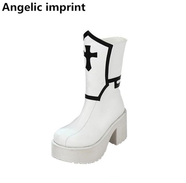 angelic imprint mori girl women motorcycle short boots lady lolita ankle boots woman mid heels pumps shoes warm short plush 47, Black
angelic imprint mori girl women motorcycle short boots lady lolita ankle boots woman mid heels pumps shoes warm short plush 47, Black