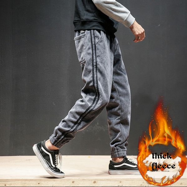 fleece winter pants men thick corduroy trousers loose harem pants baggy striped casual track black harajuku retro japan
fleece winter pants men thick corduroy trousers loose harem pants baggy striped casual track black harajuku retro japan