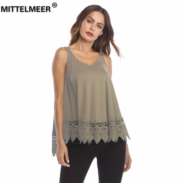 mittelmeer o-neck patchwork lace t-shirt women sleeveless tank with big hemlines loose style summer for girls adult, White
mittelmeer o-neck patchwork lace t-shirt women sleeveless tank with big hemlines loose style summer for girls adult, White