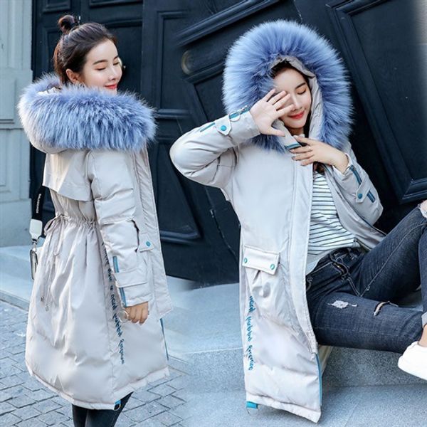 winter 2018 winter coat for women han style alphabet warm wool collar casual straight down jacket 90143, Black
winter 2018 winter coat for women han style alphabet warm wool collar casual straight down jacket 90143, Black