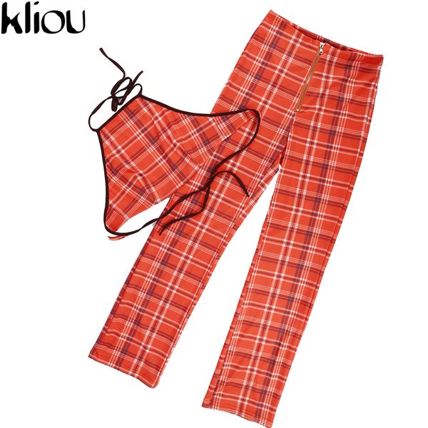 Pullover Two Piece Set Tracksuit Plaid Sexy Sleeveless Sweatsuits For Women Sets Cropped Survetement Femme Military New
Pullover Two Piece Set Tracksuit Plaid Sexy Sleeveless Sweatsuits For Women Sets Cropped Survetement Femme Military New