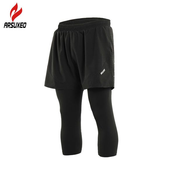 arsuxeo summer 2 in 1 men women running tights breathable leggings compression gym fitness training jogging running shorts, Black;blue
arsuxeo summer 2 in 1 men women running tights breathable leggings compression gym fitness training jogging running shorts, Black;blue