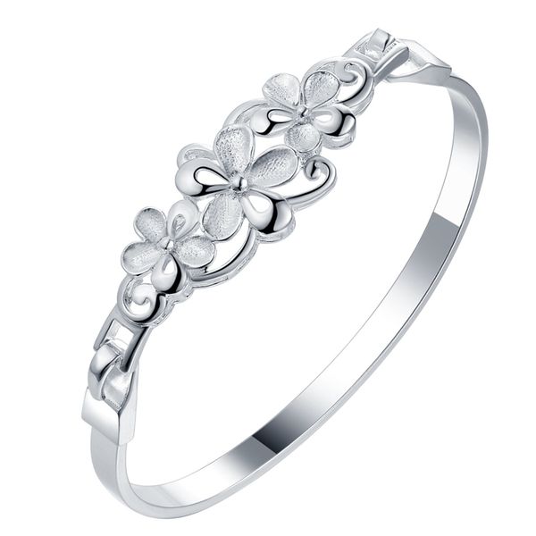 bracelet trendy adjustable silver plated bangle bracelets women with wide flower metal bracelet as002, Black
bracelet trendy adjustable silver plated bangle bracelets women with wide flower metal bracelet as002, Black