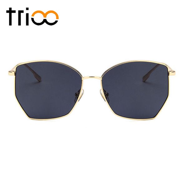 trioo geometry sunglasses female uv400 protection sun glasses for women stylish ladies shades flat lens gafas de sol eyewear, White;black
trioo geometry sunglasses female uv400 protection sun glasses for women stylish ladies shades flat lens gafas de sol eyewear, White;black
