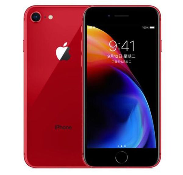 100 New Original Refurbi Hed Apple Iphone 8 8 Plu 4 7 5 5 Inch 256gb Rom 2gb Ram Hexa Core 12mp Lte Mobile Phone Without Touch Id