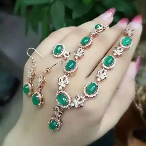kjjeaxcmy boutique jewels 925 pure silver inlay natural green jade medulla ring + pendant + earrings set with micro-inlay drill, Black
kjjeaxcmy boutique jewels 925 pure silver inlay natural green jade medulla ring + pendant + earrings set with micro-inlay drill, Black
