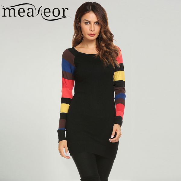 meaneor women's patchwork thin knitted sweater spring autumn long sleeve pullover contrast color 2017 winter sweaters, White;black
meaneor women's patchwork thin knitted sweater spring autumn long sleeve pullover contrast color 2017 winter sweaters, White;black